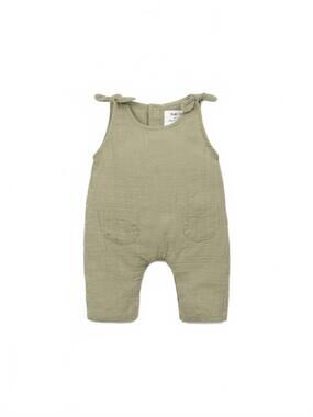 NEW PLAY UP girls woven baby jumpsuit in khaki green